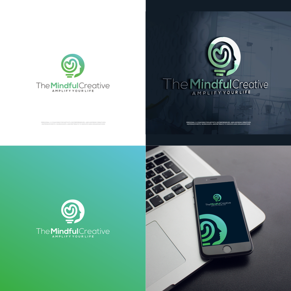 Design by E X O T I C titled "logo M+ mind + lamp"