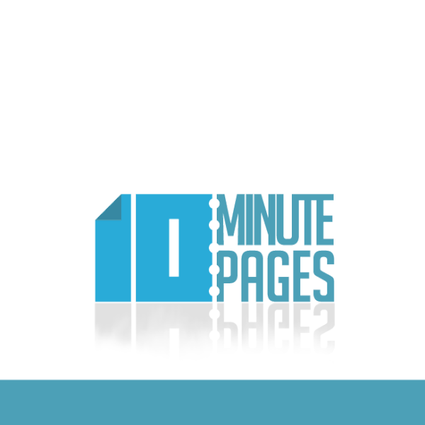 Design by Boomslang titled "Create the next logo for Ten Minute Pages"