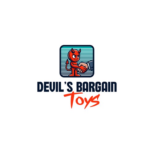 Quirky Retro action figure company logo Design by Graphic_Bro