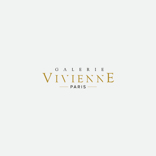 Refonte logo galerie Vivienne Design by uno 8