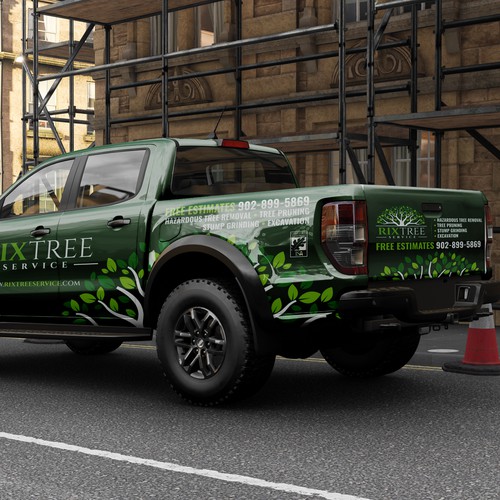 Truck wrap design Design by icon89GraPhicDeSign