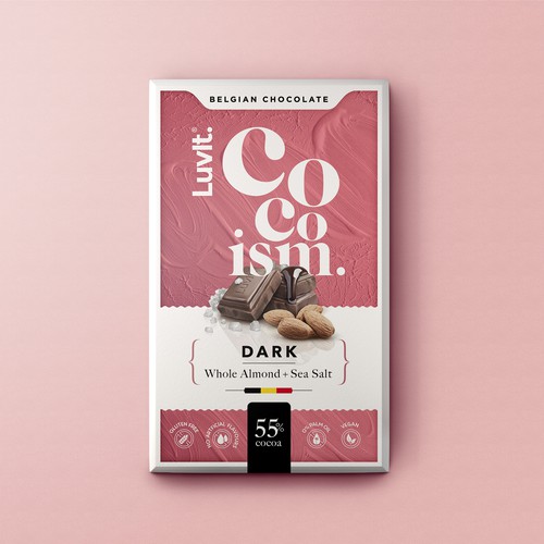 A standout unique Premium monocarton for a  Belgian Chocolate Bar Design by makeitbigger