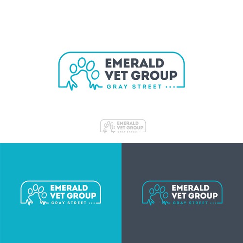 Emerald Vet Group Logo Design by reiffal®