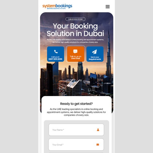 Design our Dubai website Design by Isaac Creative