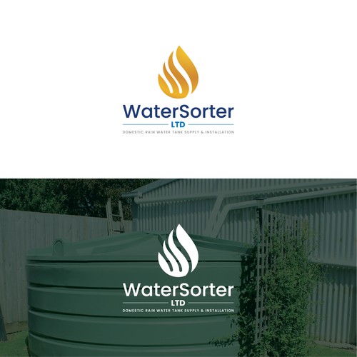 Design a catchy logo somehow detailing home rain water tank benefits. Design by Creative P