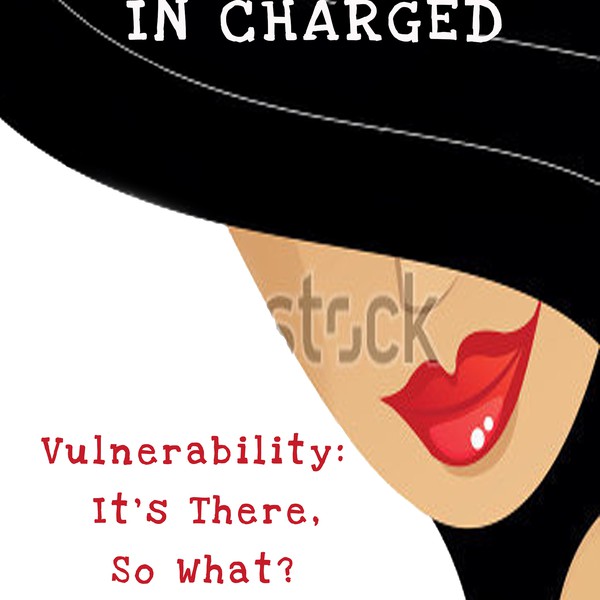 Create a book cover for Women in Charge series of slim books