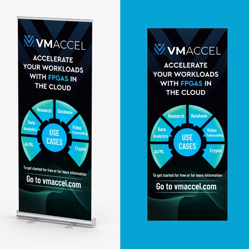 pull up banner needed for tech company Design by DezinDragonz