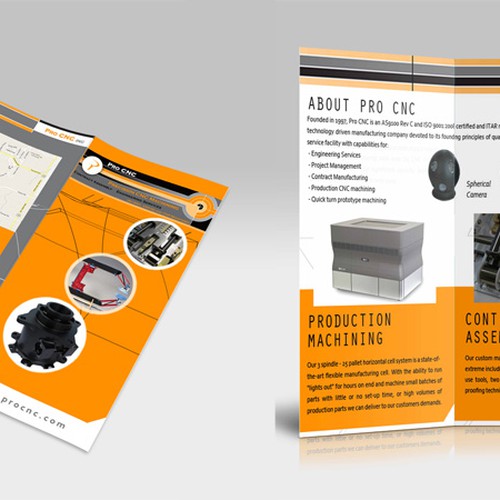 Help Pro CNC with a new brochure design | Brochure contest