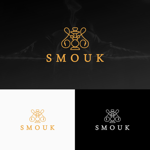 Design a logo for a modern luxury shisha/hookah bar. Design by M E L O