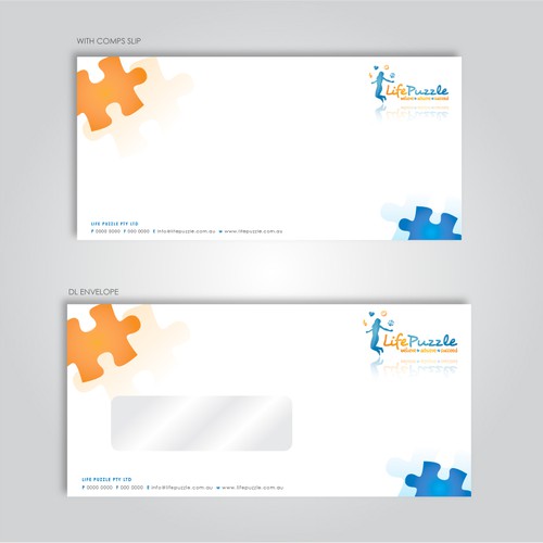 Stationery & Business Cards for Life Puzzle Ontwerp door mischa