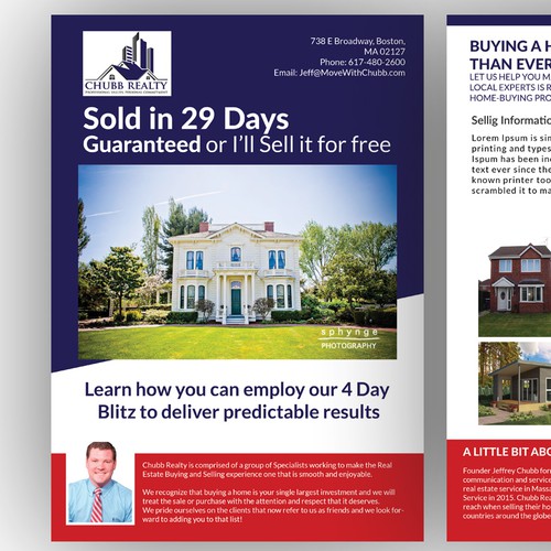 Real Estate Just Sold Flyer Postcard, flyer or print contest