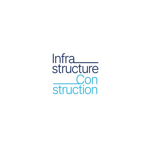 "Infrastructure Construction" UNIQUE LOGO Design by imFlow☀️