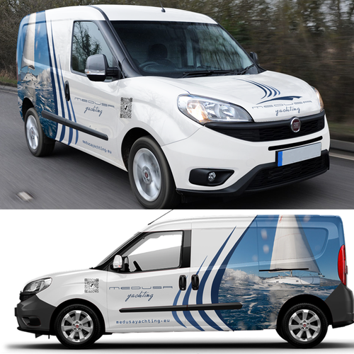 Set Sail on an Unforgettable Adventure – Design an Artistic Van Wrap for Our Charter Sailing Company Design by theANUNGs