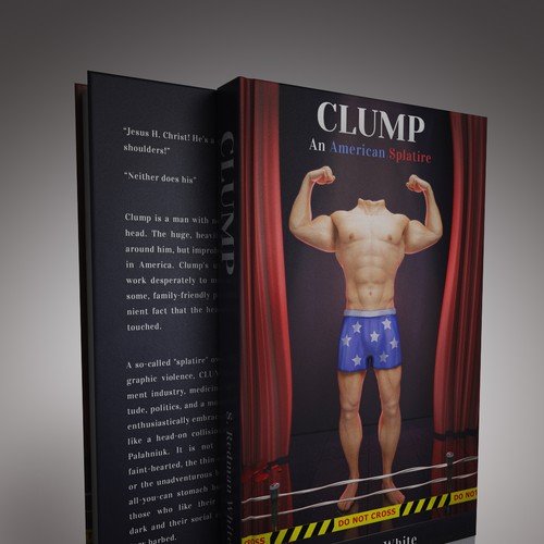 It's Alive! Create a shocking, funny cover for book about headless man! Design by Arian Aliu