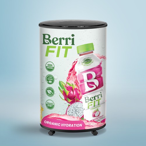 Branded Beverage Cooler Design by maxgraphic