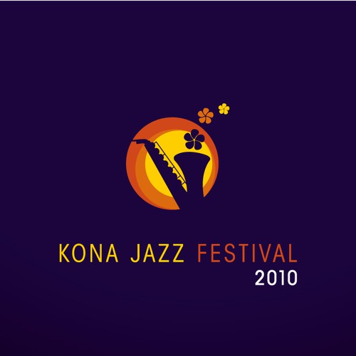 Logo for a Jazz Festival in Hawaii Design by vebold