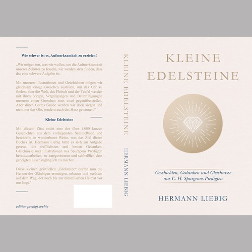 "Kreatives Buchcover für einen christlichen Sammelband mit kurzen Gedanken" winning Book cover by Δlek