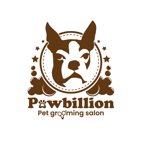 Super Attractive Logo For A Pet Grooming Salon Pawbillion