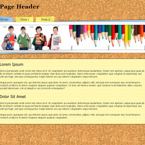 One page Website Templates Design réalisé par Daniel-designs