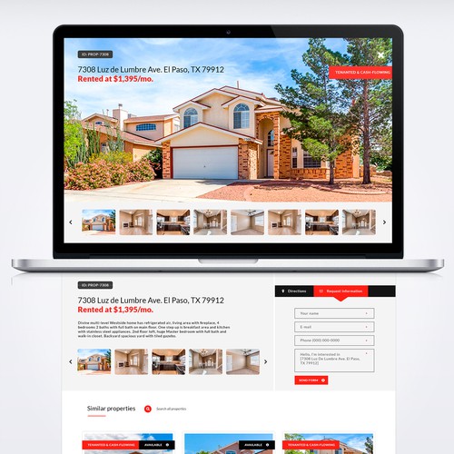 Residential Real Estate Investment site WordPress theme design contest