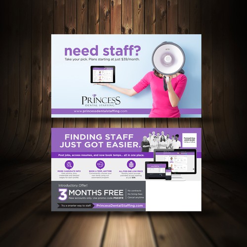 start-up-dental-staffing-agency-needs-powerful-6-x-11-direct-mail-piece