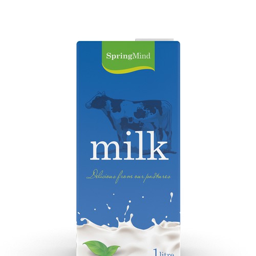 Create the Package for a New Major Milk Brand in China Design by zrndesign
