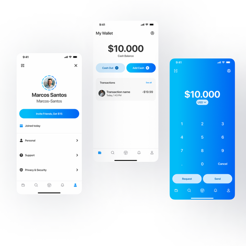 The New Cash APP Design Contest Design by Marcos-Santos