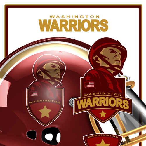 Community Contest: Rebrand the Washington Redskins  Design by Robert Gundy