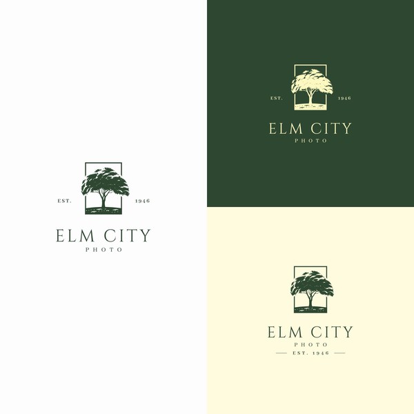 Timeless Logo for Elm City Photo