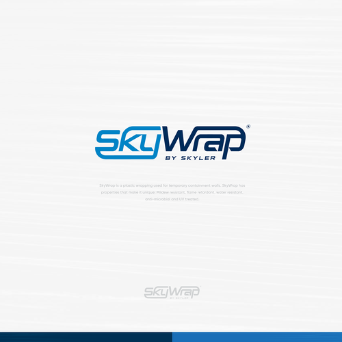SkyWrap Logo Design by SimonMar