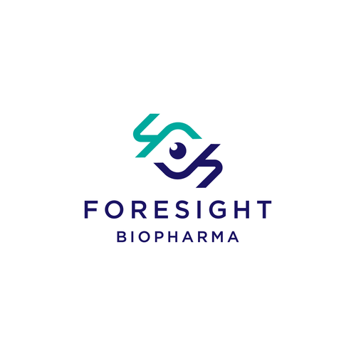 Biotechnology Company Logo Project: Foresight Biopharma Design by BrandWorks™
