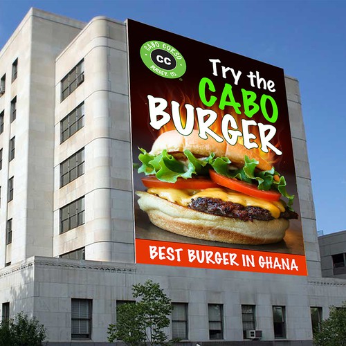 Billboard for Burger Company Design by Logicainfo ♥