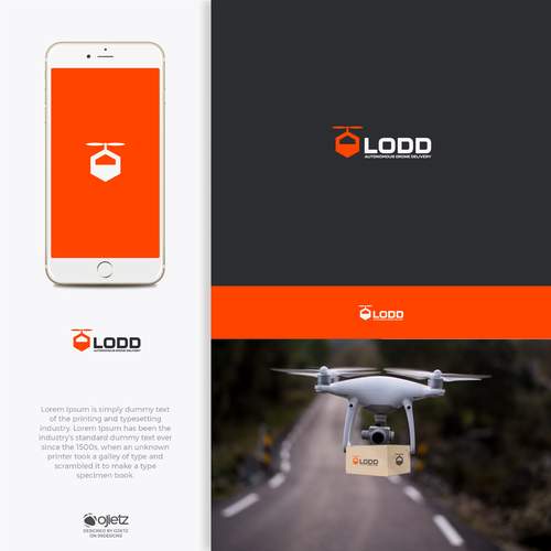 lodd - Design the modern logo of a drone delivery services venture Design by ojietz