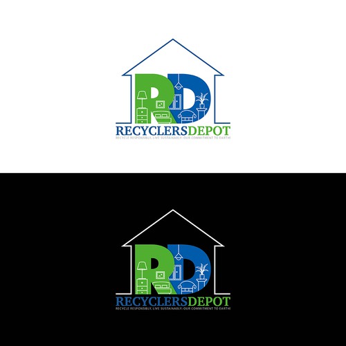 Recyclers Depot, Launching online soon with your help! Design by W. A. P. Nalaka