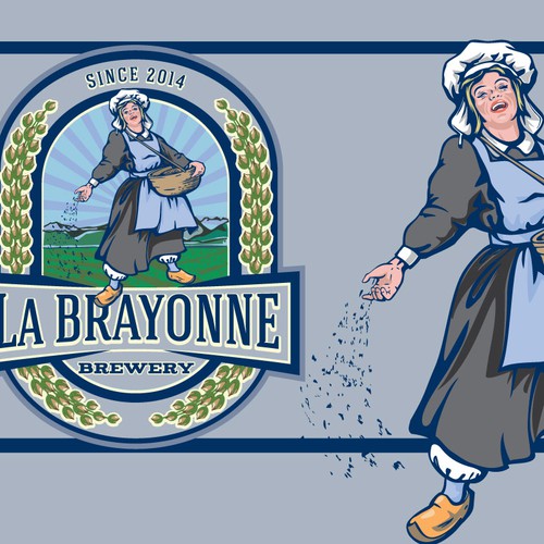 La Brayonne beer tag Design by Freshinnet