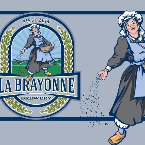 Design di La Brayonne beer tag di Freshinnet