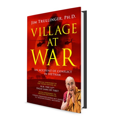 Cover for Third Edition of Classic Work on the Vietnam War. Special Foreword by H.H. the Dalai Lama. Design by Sam Art Studio