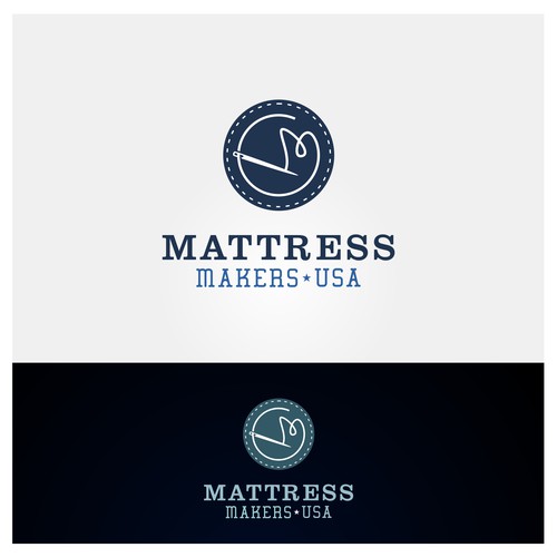 Logo design for b2b USA mattress company Design by ArtBeats