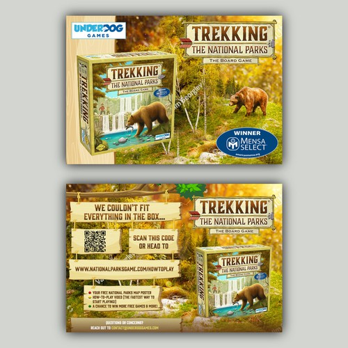 Looking for a Great Postcard for our National Parks game! Design by allMarv