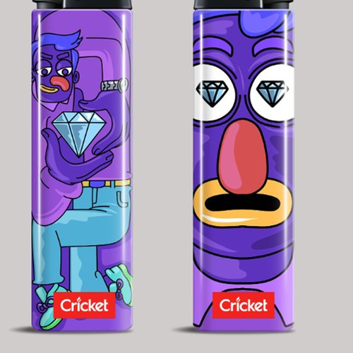 Create illustrations for a limited collection of Cricket Lighters (Multiple Winners) Design by brightoneart