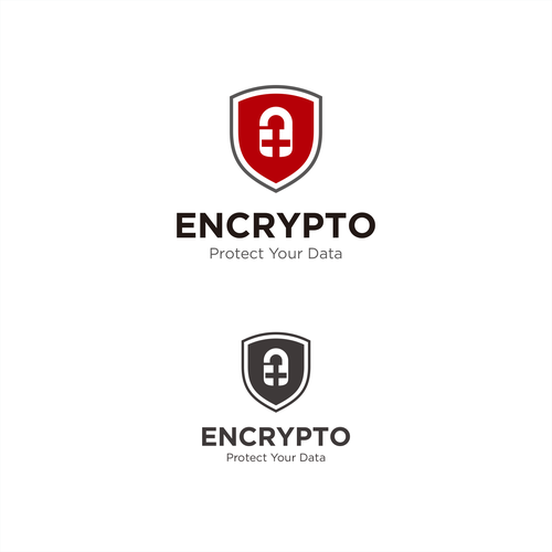 Swiss hosted secure doc storage Encrypto.com needs logo and brand built Design by Adante