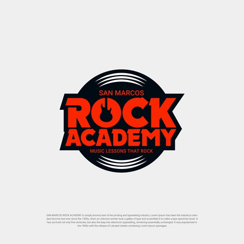 San Marcos Rock Academy Design by KreativeAnt✏
