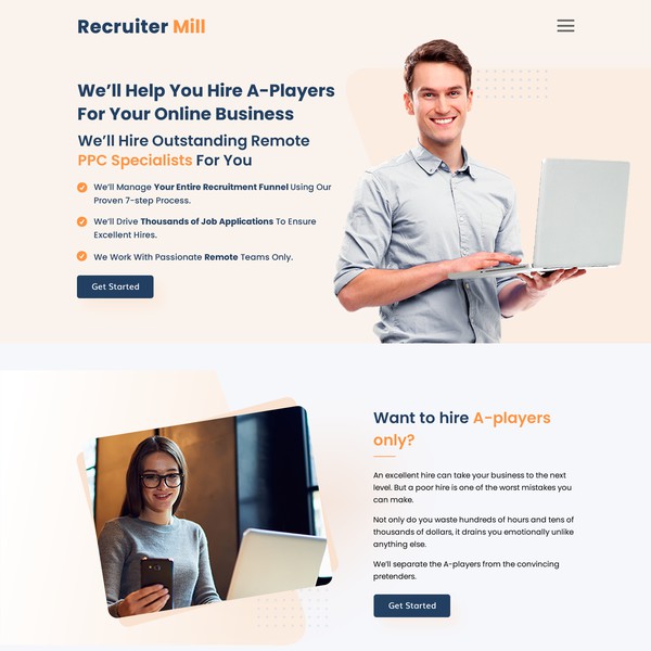 Online recruitment firm