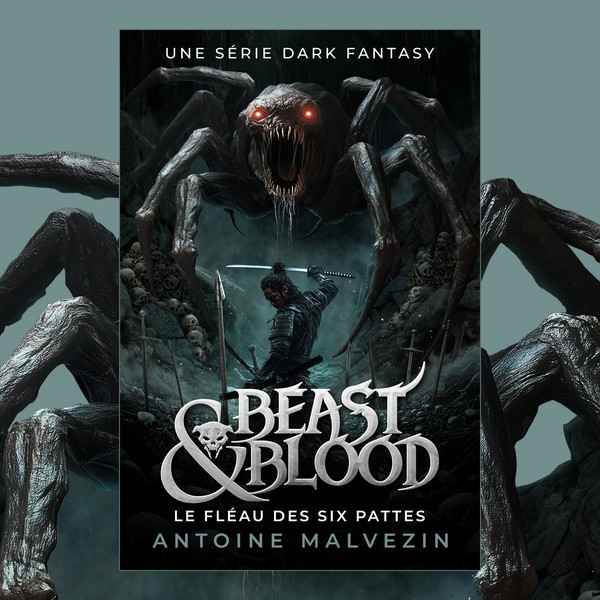 Book Cover Design - Beast & Blood - Dark Fantasy Series