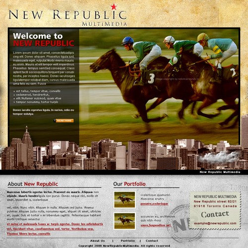 Media Companies New Design. PSD Only! Design by neboica
