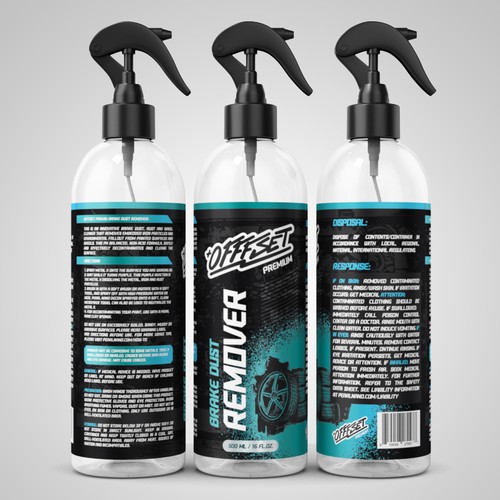 Awesome Label Design for a PREMIUM Car Wheel Cleaner Design by Pice Wilf