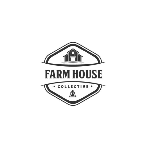 Design a mid-century modern, hipster logo for "Farm House Collective" retail & hospitality venue Design by paw vector