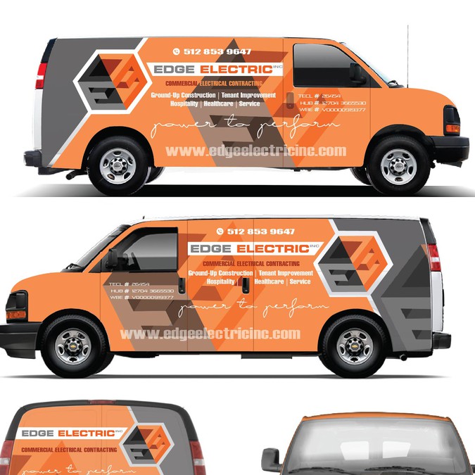 Chevy Express Van Wrap Template