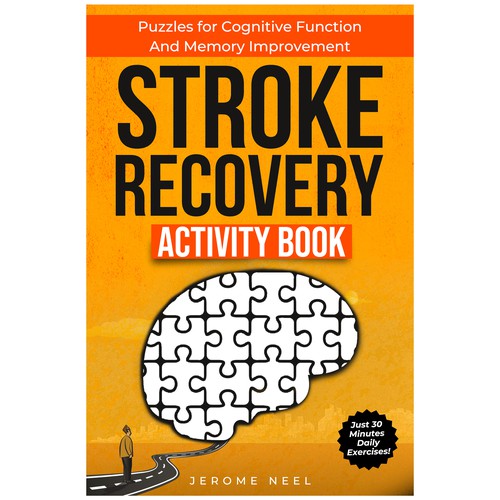 Stroke recovery activity book: Puzzles for cognitive function and memory improvement Diseño de Imttoo