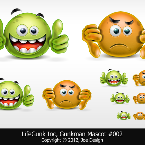 LifeGunk STILL needs a mascot!! Diseño de Joekirei